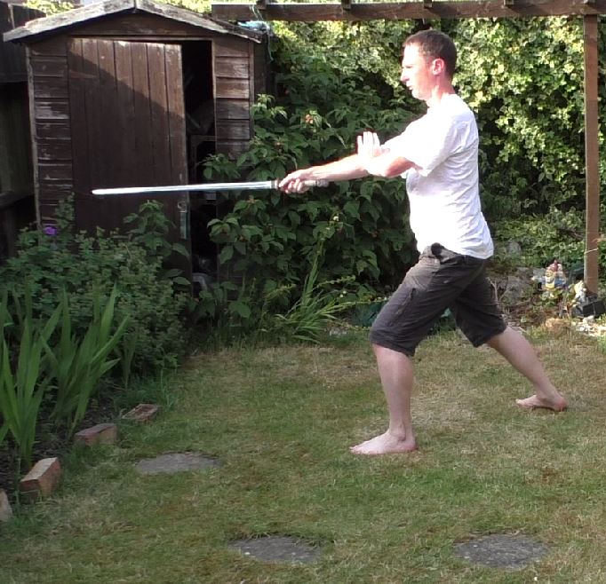 jian straight sword training