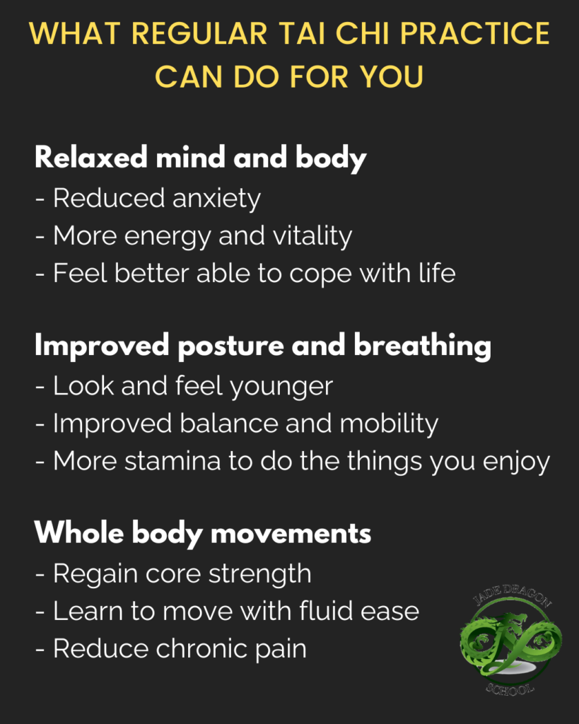 What tai chi practice can do for you